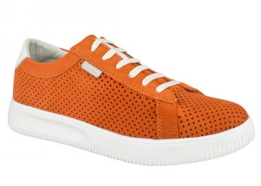 Γυναικεία Sneakers Δερμάτινα | Amarpies | AFT23305 | Πορτοκαλί - Amarpies - 